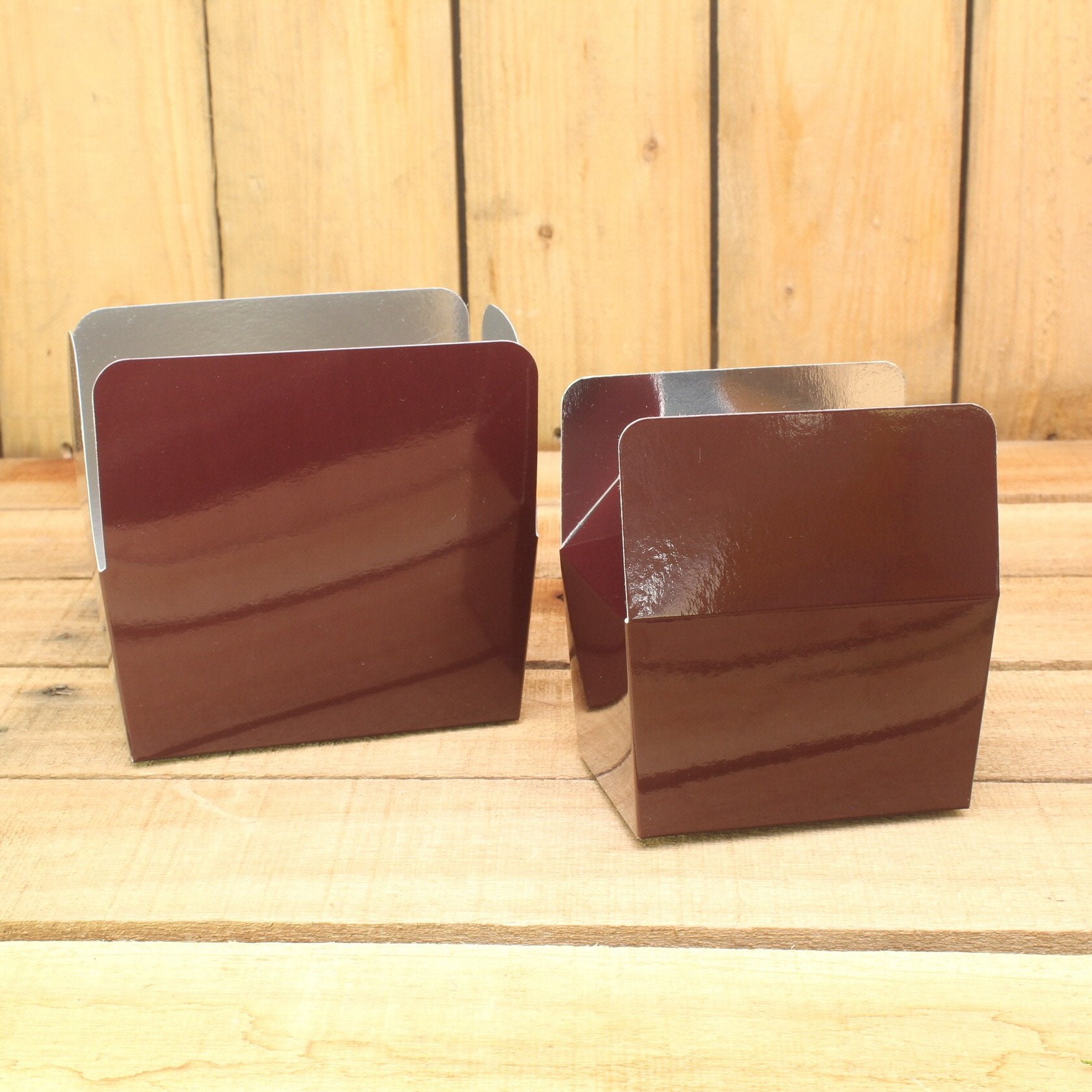 Bonbon doosjes - Chocolade doosje - Aubergine 179 basic laag - 24 stuks
