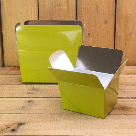 Bonbon doosjes - Chocolade doosje - Olijfgroen hoog - 24 stuks