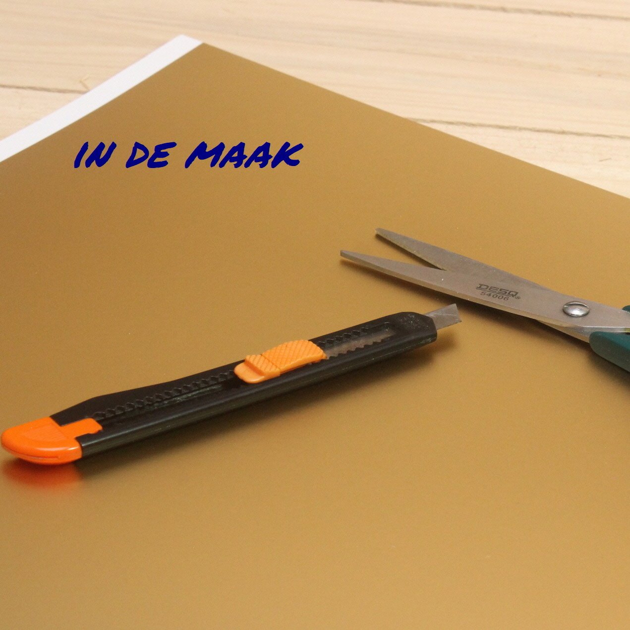 Bonbon doosjes - Chocolade doosje - Goud mat LAAG - 12 stuks