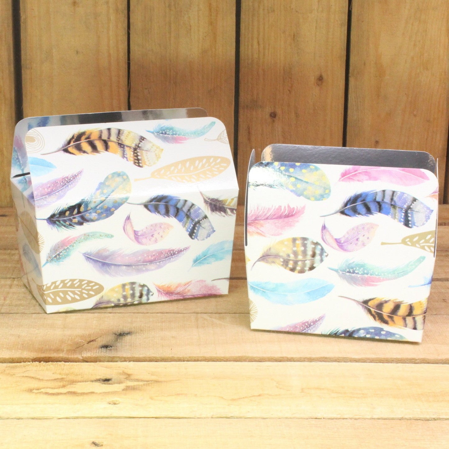 Bonbon doosjes - Chocolade doosje - Veren laag - 12 stuks