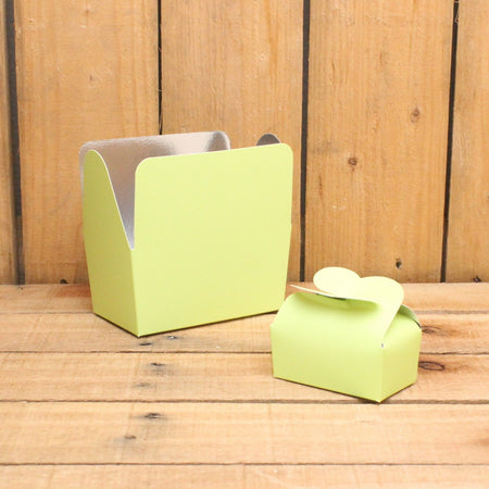Bonbon doosjes - Chocolade doosje - Pastel groen HOOG - 48 stuks