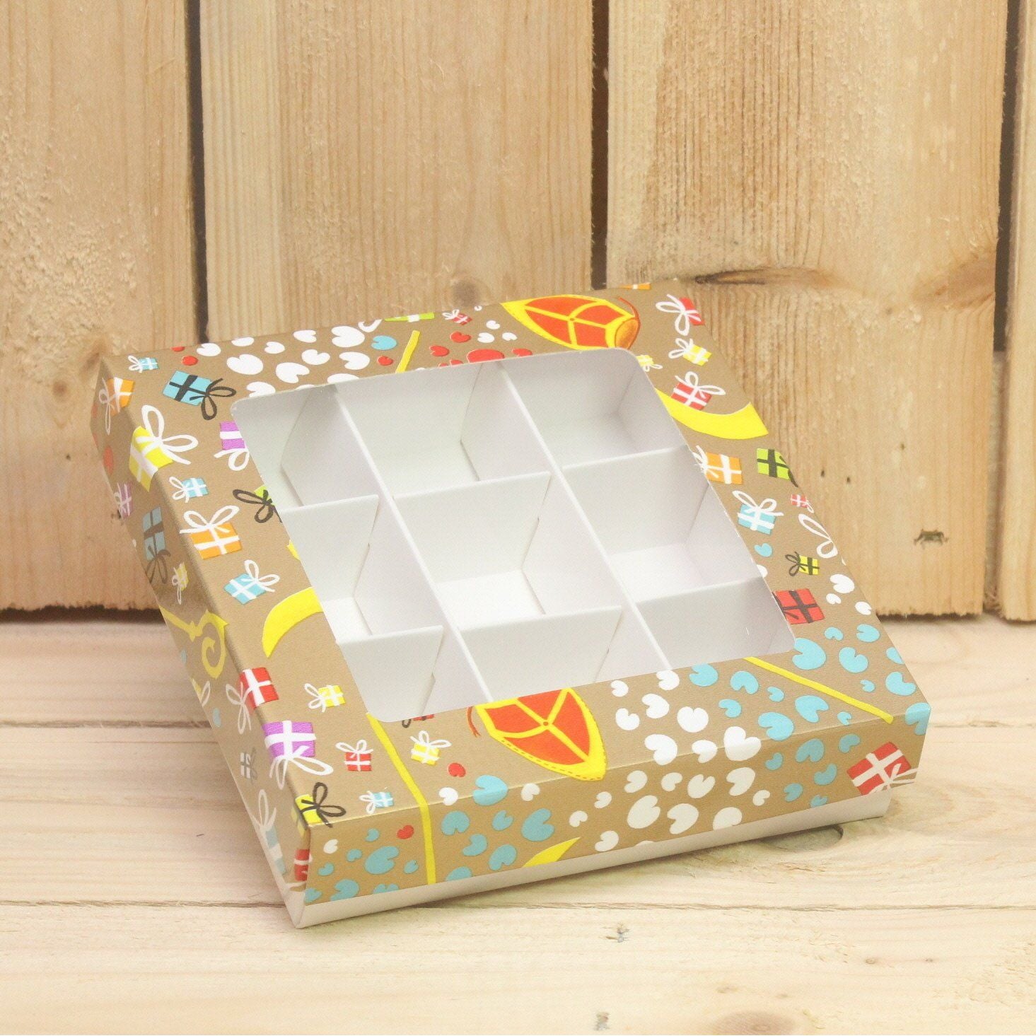 Bonbon doosjes - Chocolade doosje - Sint decor presentatie - 24 stuks