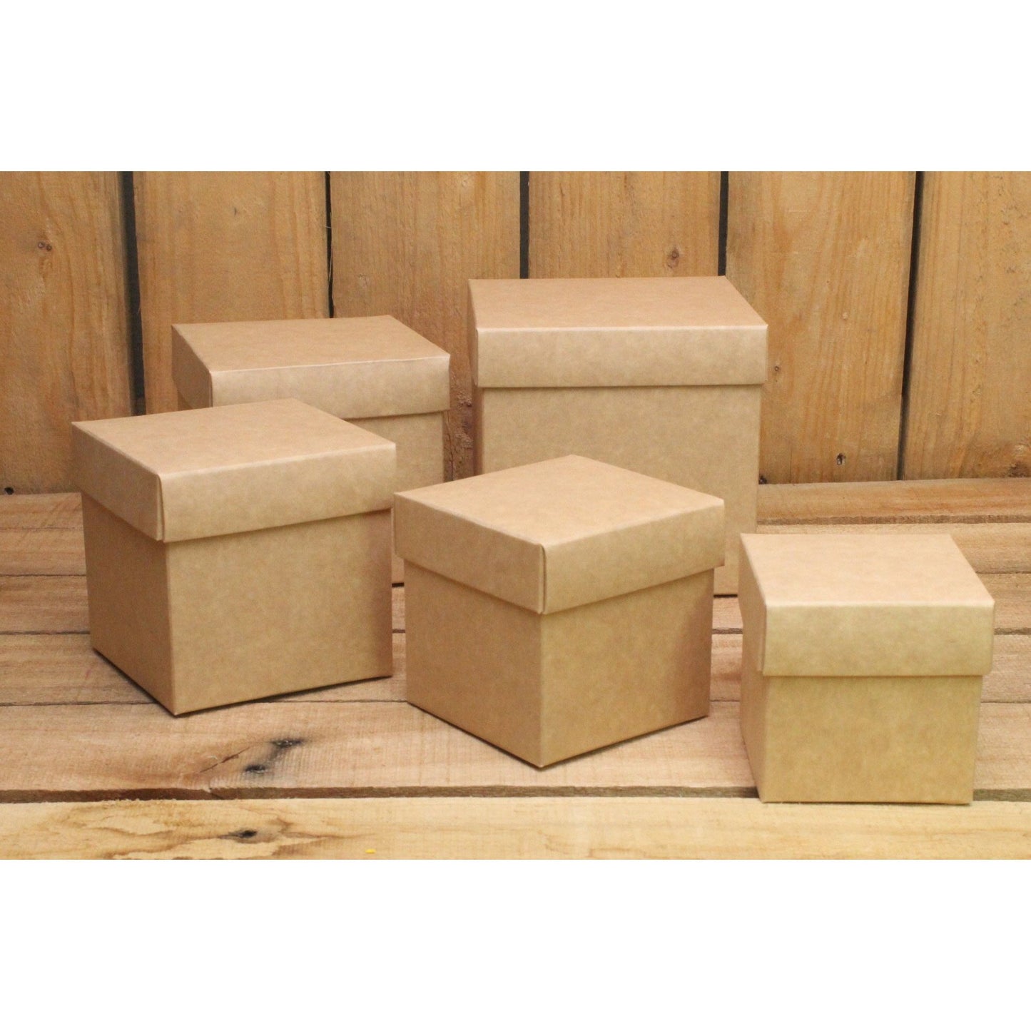 Bonbon doosjes - Chocolade doosje - Kraft - 24 stuks