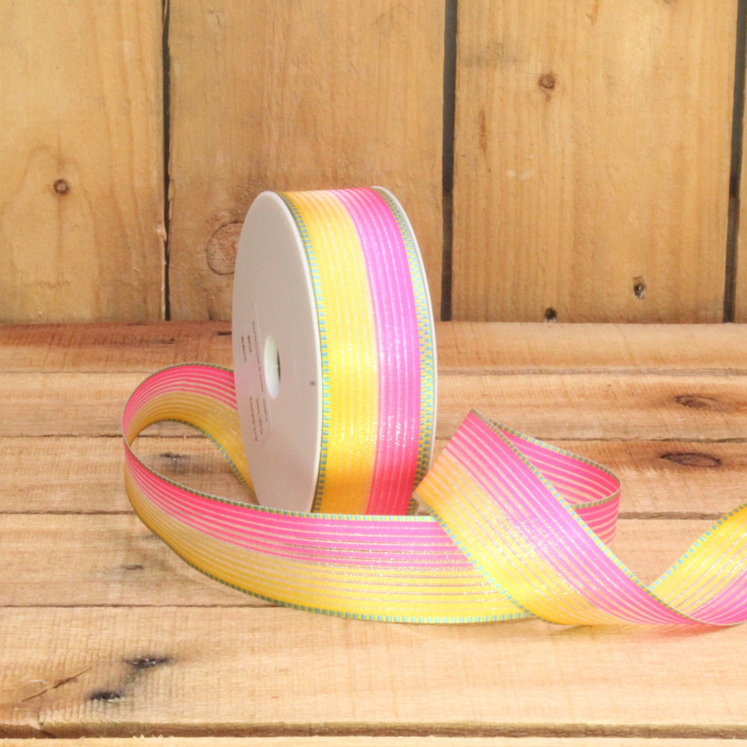 Bonbon doosjes - Chocolade doosje - Calypso geel/roze - 1 stuks