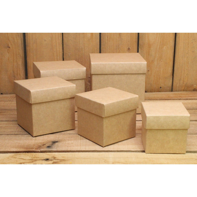 Bonbon doosjes - Chocolade doosje - Kraft - 22 stuks