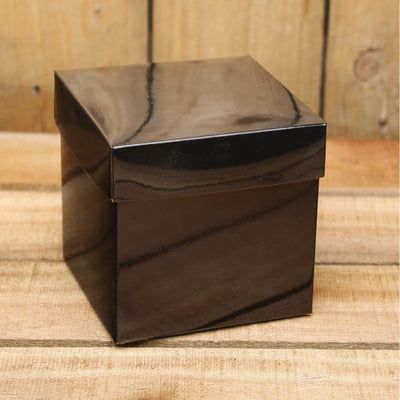Bonbon doosjes - Chocolade doosje - Zwart intens glans - 24 stuks