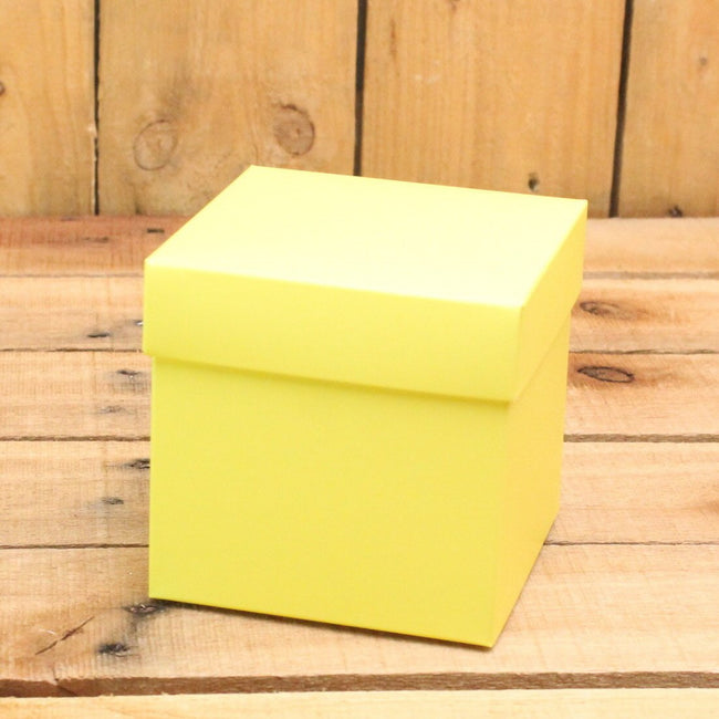 Bonbon doosjes - Chocolade doosje - Pastel geel - 24 stuks