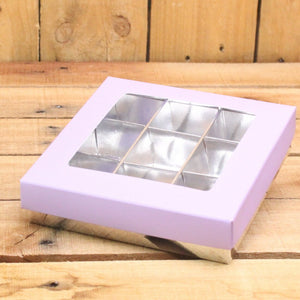 Bonbon doosjes - Chocolade doosje - Pastel lila presentatiedoos - 24 stuks