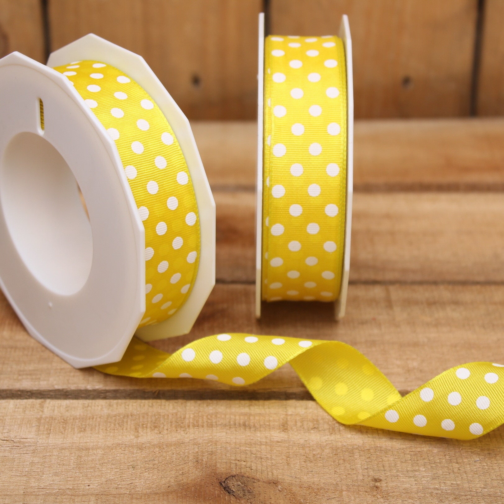 Bonbon doosjes - Chocolade doosje - Polka dot geel 605 - 1 stuks