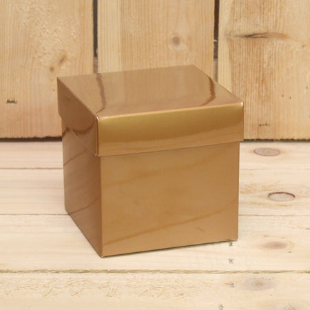 Bonbon doosjes - Chocolade doosje - Koper KUBUS - 24 stuks