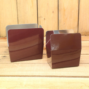 Bonbon doosjes - Chocolade doosje - Aubergine 179 basic laag - 24 stuks