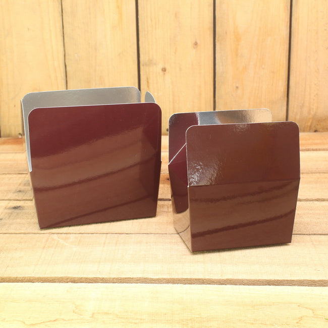 Bonbon doosjes - Chocolade doosje - Aubergine 179 basic laag - 24 stuks