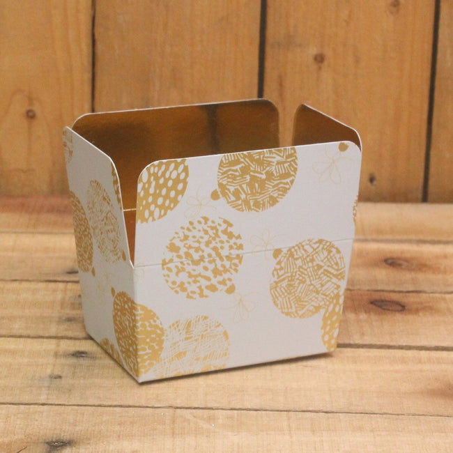 Bonbon doosjes - Chocolade doosje - Kerstbal LAAG - 24 stuks