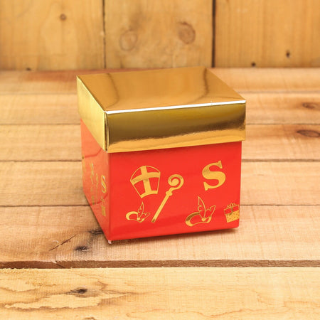 Bonbon doosjes - Chocolade doosje - Sint rood goud - 24 stuks