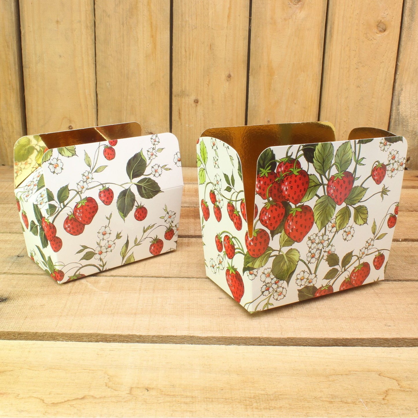 Bonbon doosjes - Chocolade doosje - Aardbei HOOG - 24 stuks