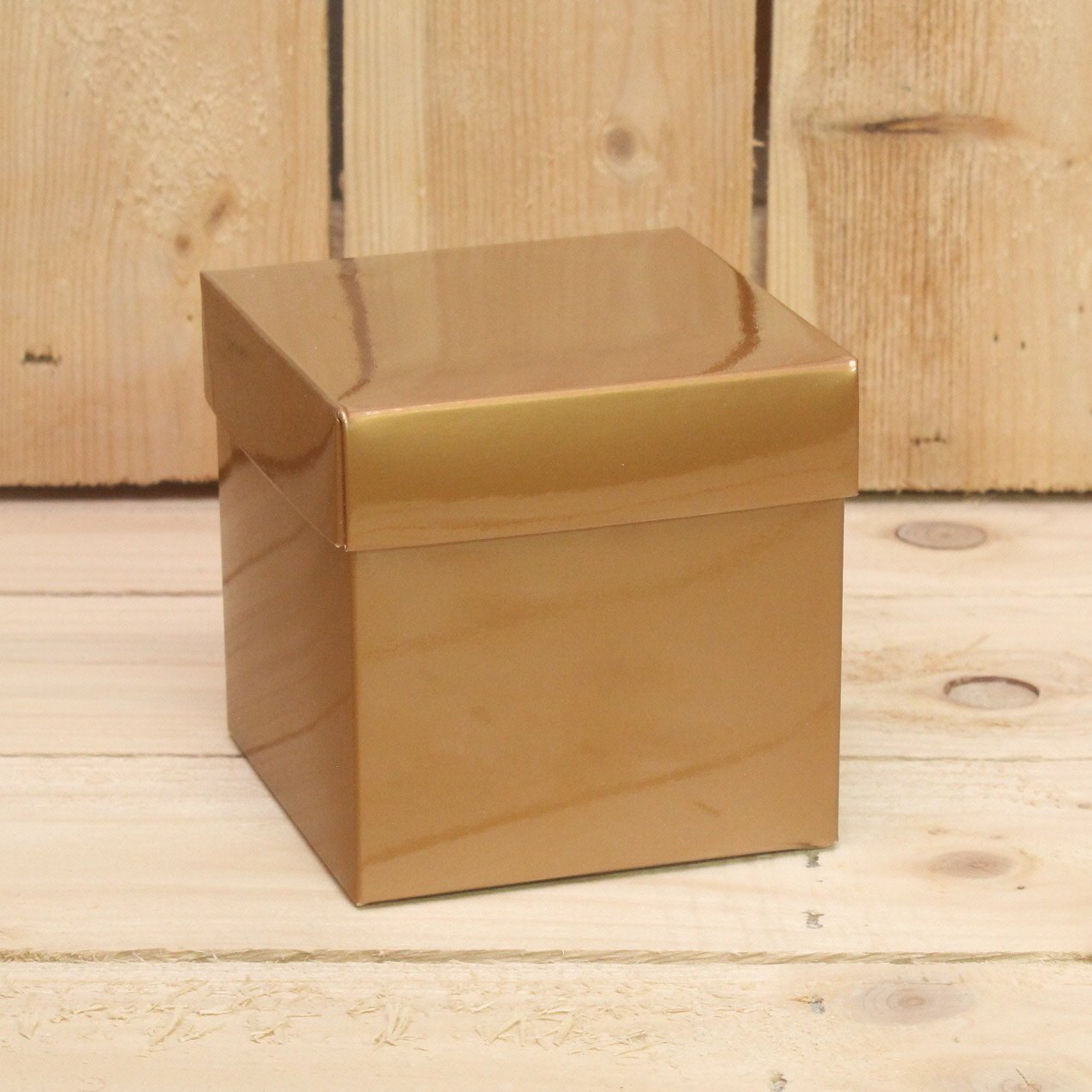 Bonbon doosjes - Chocolade doosje - Koper KUBUS - 24 stuks