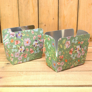 Bonbon doosjes - Chocolade doosje - Petit fleur groen - 12 stuks