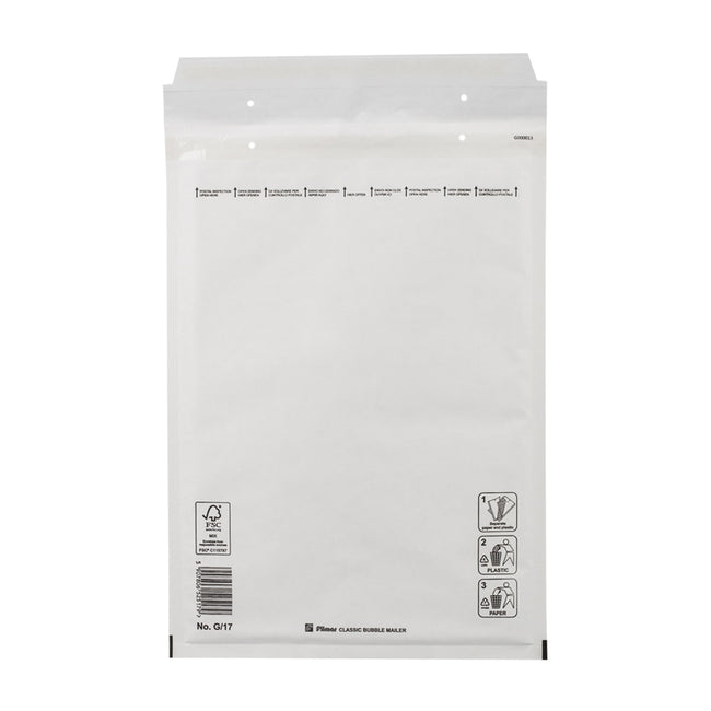 Klika - Enveloppes à bulles blanches 230 x 340 mm (g/17)