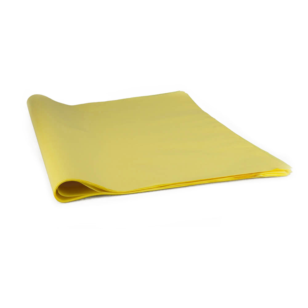 Klika - Papier buvard jaune 50 x 75 cm 28 grammes/m2