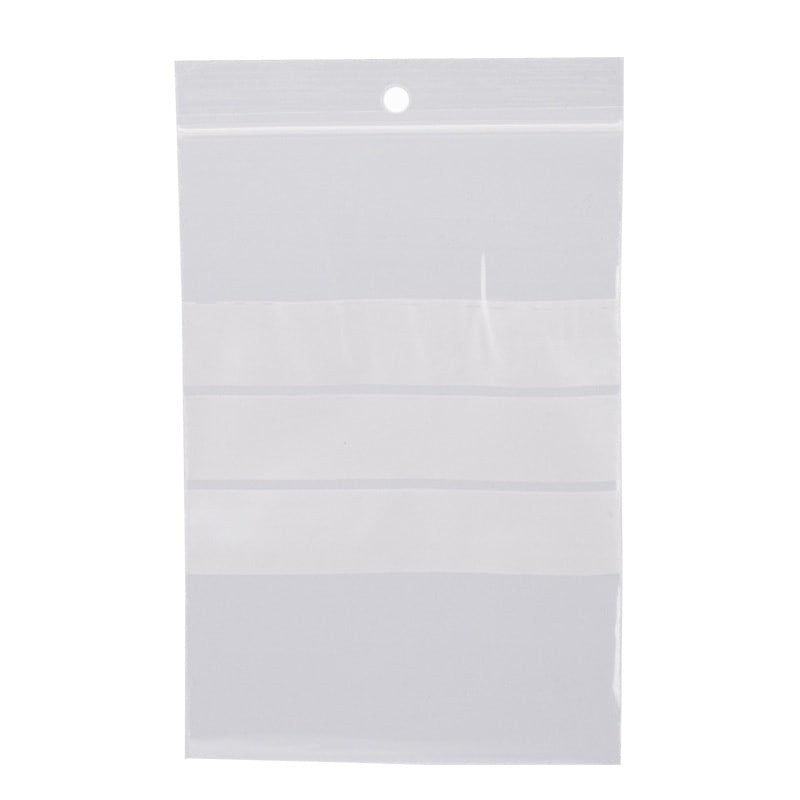 Klika - Sacs Ziplock 80 x 120 mm avec surface d'écriture