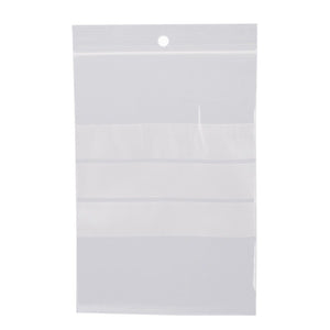 Klika - Sacs Ziplock 60 x 80 mm avec surface d'écriture