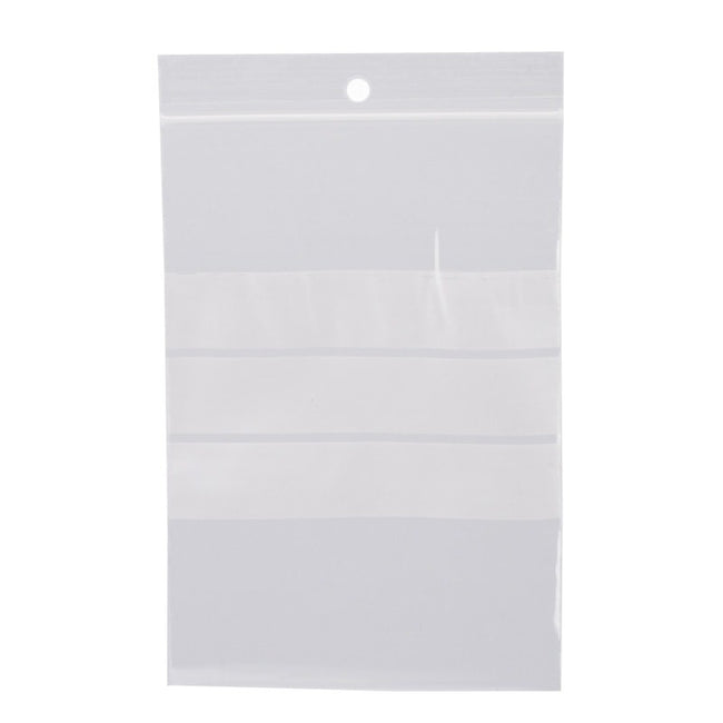 Klika - Sacs Ziplock 230 x 320 mm avec surface d'écriture