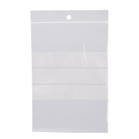 Klika - Sacs Ziplock 100 x 150 mm avec surface d'écriture