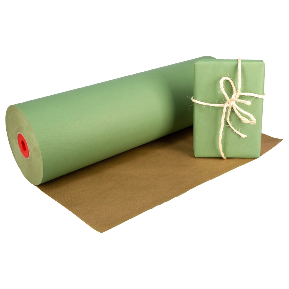 Klika -  Kraftpapier op rol 59 cm x 400 meter 50 gram/m2 lichtgroen