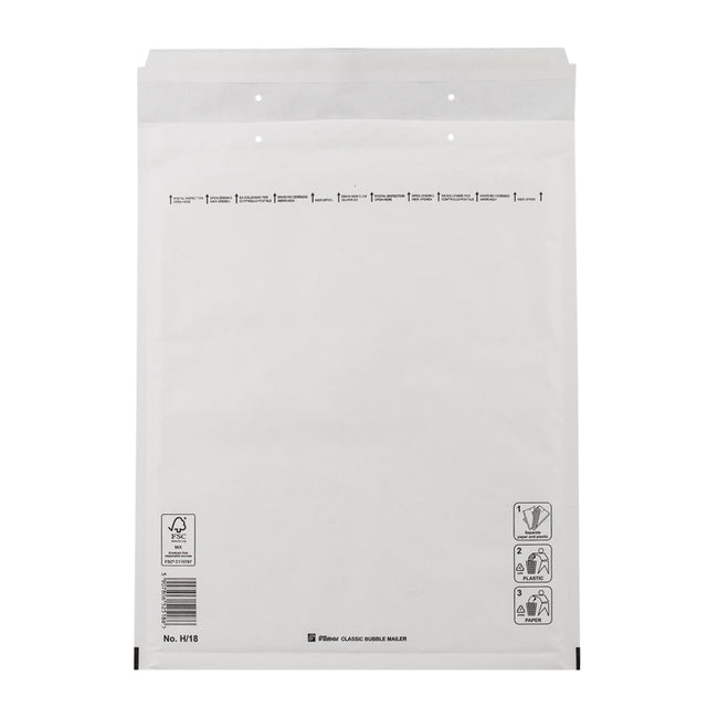 Klika - Enveloppes de coussin d'air blanc 270 x 360 mm (h / 18)