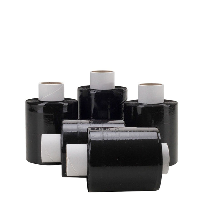 Klika - Mini film d'emballage film de regroupement 20 microns 10 cm x 250 mètres noir | 40 pièces