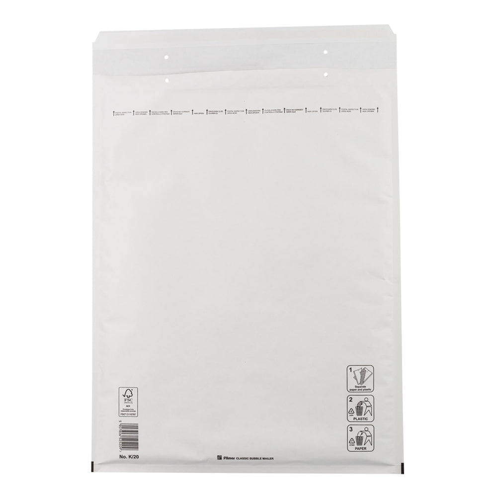 Klika -  Luchtkussen enveloppen wit 345 x 470 mm (k/20)