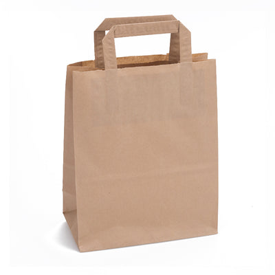 Klika - Papiertragetaschen braun 450 x 170 x 480 mm 100 Gramm/m2