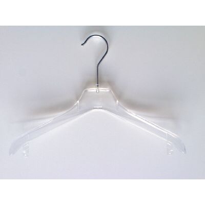 Klika -  Hanger transp gebogen 44cm 130 stuks