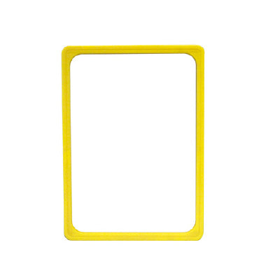 Klika - Cadre pour carte de prix A6 jaune profil-1