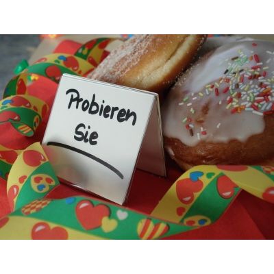 Klika - Support PVC double encastrable 65x60mm