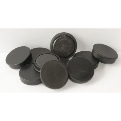 Klika -  Memo-magneet 30 mm zwart pakje 10 stuks