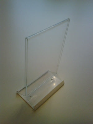 Klika - Menu acrylique standard A5 15x21cm épais