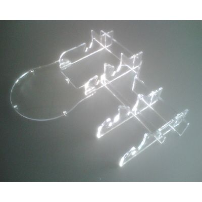 Klika - Présentation de vaisselle transparente 2 pièces