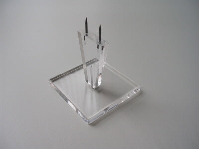 Klika - Brochette de support de talon en acrylique haut 80 mm