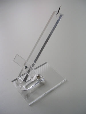 Klika -  Acryl-schoenstandaard gebogen prik 15 cm