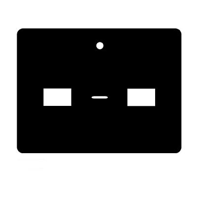 Klika -  Byoux-kaartje type 115 bxh 108x82 mm