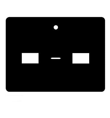 Klika -  Byoux-kaartje type 115 bxh 108x82 mm