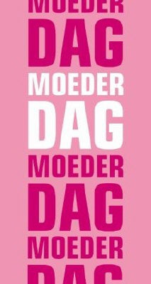 Klika - Billet de vitrine thème FÊTE DES MÈRES dim. 50x94cm