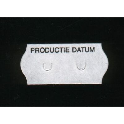 Klika - Etiquette 2612 blanc/noir DATE DE PRODUCTION