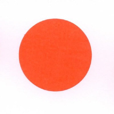 Klika -  Etiket 25 mm rond fluor rood afneembaar