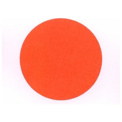 Klika - étiquette 35 mm rond fluor rouge 1000 rouleau