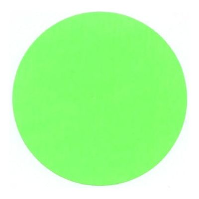 Klika - Etiket 50 mm rond fluor groen 1000 rol