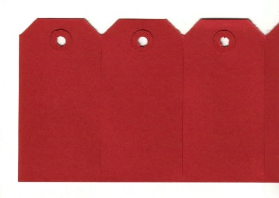 Klika - Etiquettes 60x120 mm rouge 1000 pièces 4 pièces