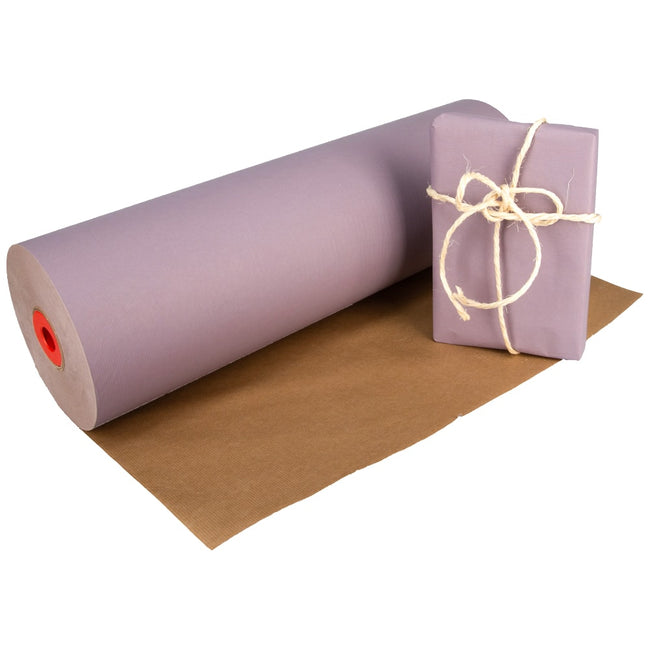 Klika - Papier kraft en rouleau 59 cm x 400 mètres 50 grammes/m2 lilas