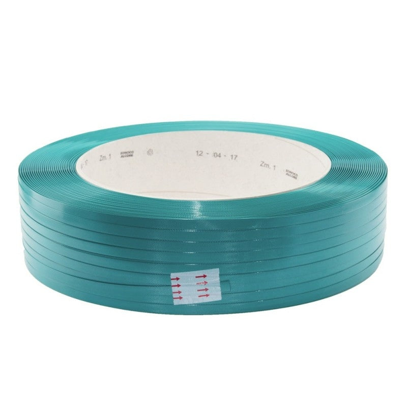Klika -  Pet band 155 mm x 06 mm 2000 meter groen (embossed)